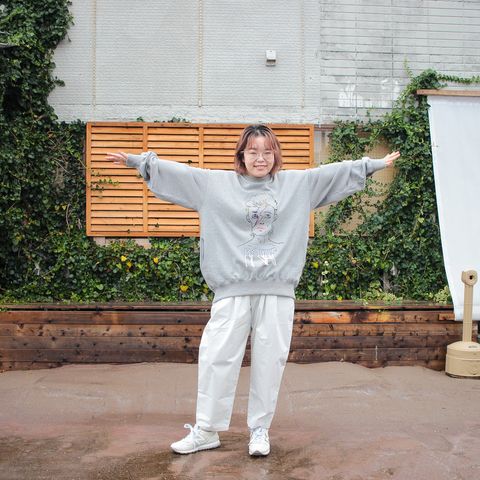 秋はスウェットが良いね♪
