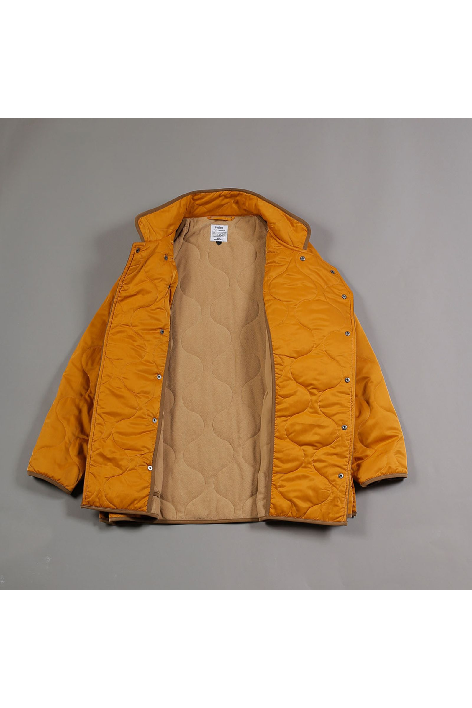 キルティングジャケット  : WIDE NURSING JACKET "BRABHAM" / ワイドナージングジャケット - マスタード