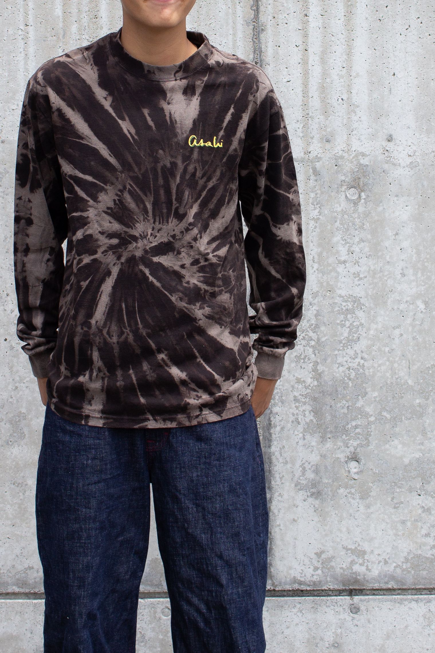 Discharge dye long sleeve Tshirt / タイダイロンTee