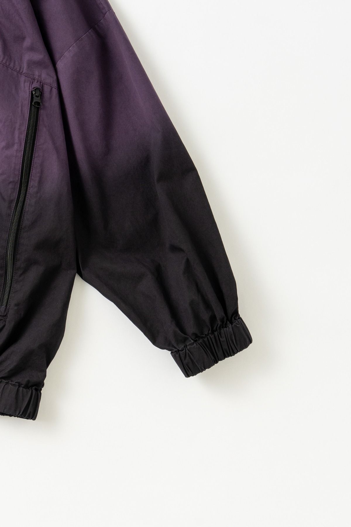VILLON / STEP DYEING JACKET グラデーション染めトラックジャケット - PURPLE
