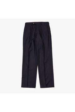 Code embroidery trousers / コード・エンブロイダリー(コード刺繍) トラウザー - NAVY