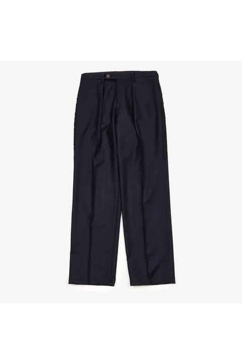 Code embroidery trousers / コード・エンブロイダリー(コード刺繍) トラウザー - NAVY