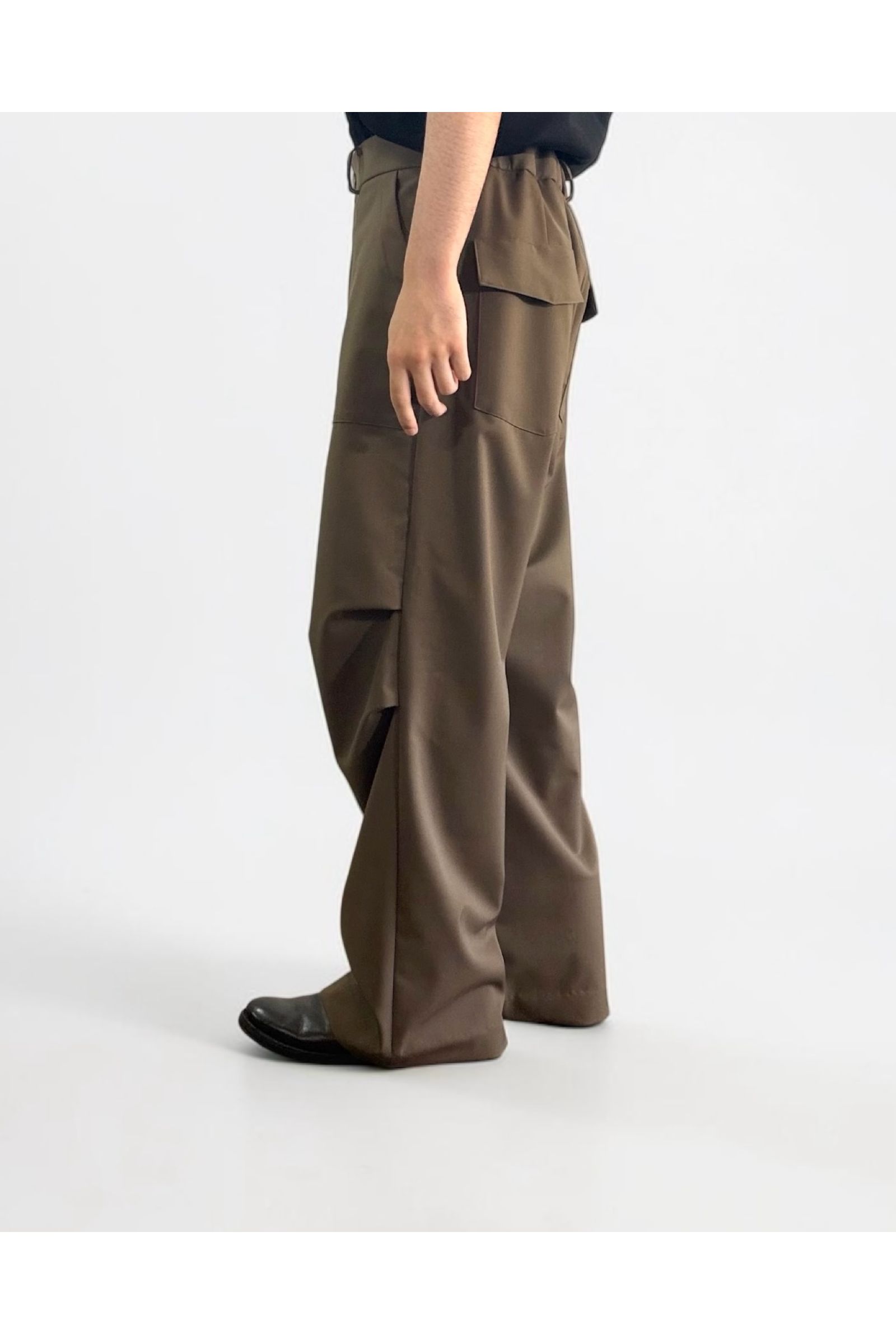 UTILITY FORMAL-PT / ユーティリティフォーマルパンツ : スラックス - KHAKI
