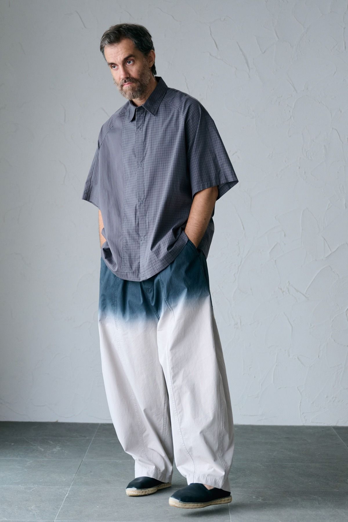 BURROUGHS / CRAZY SS SHIRT 半袖シャツ - CHARCOAL