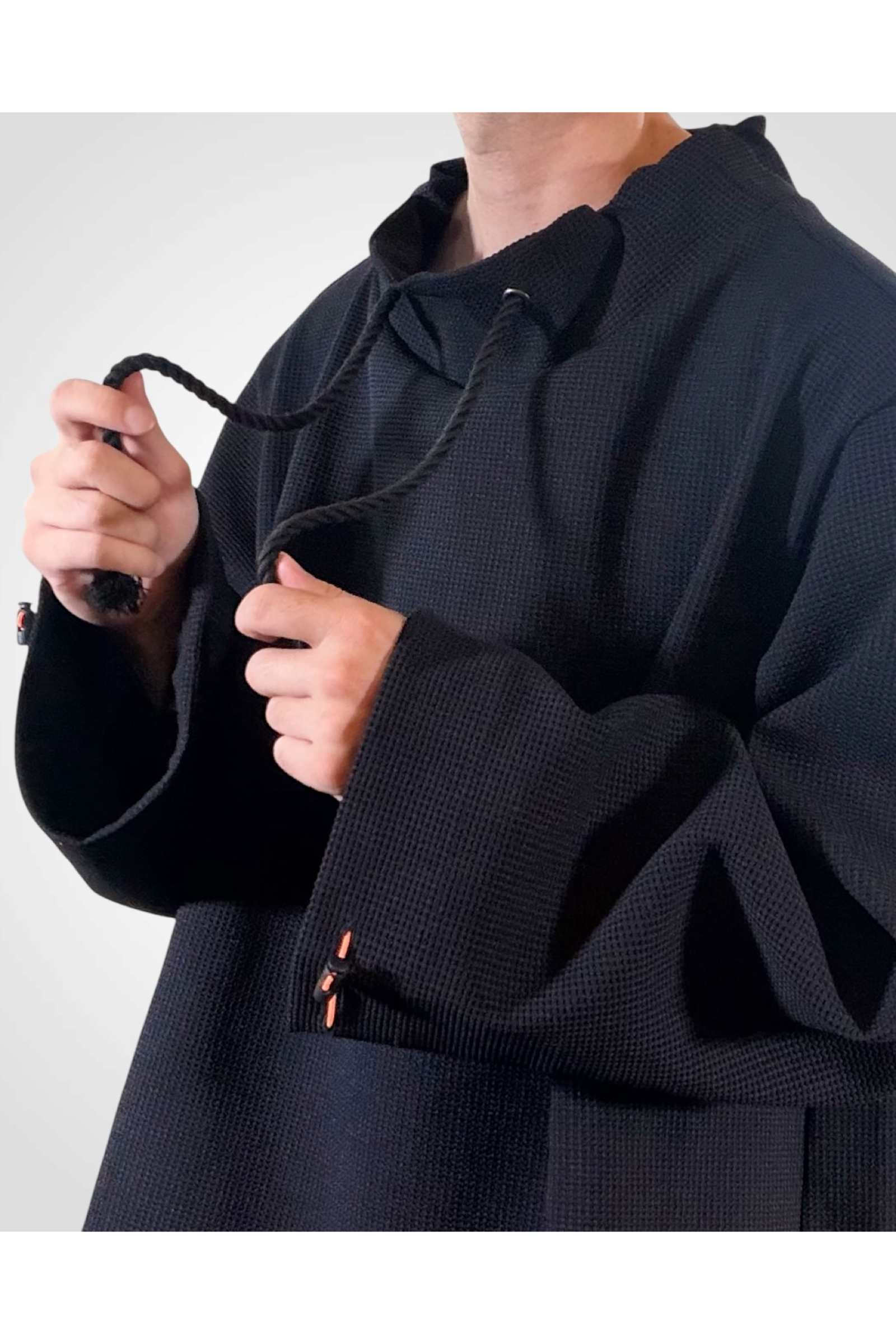 FISHERMAN-SWAET / フィッシャーマン スウェット : モックネックプルオーバー - BLACK