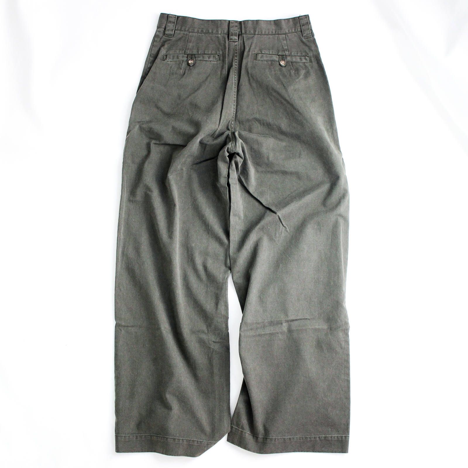 RYU - ワイドパンツ【back satin wide full-length pants / バック