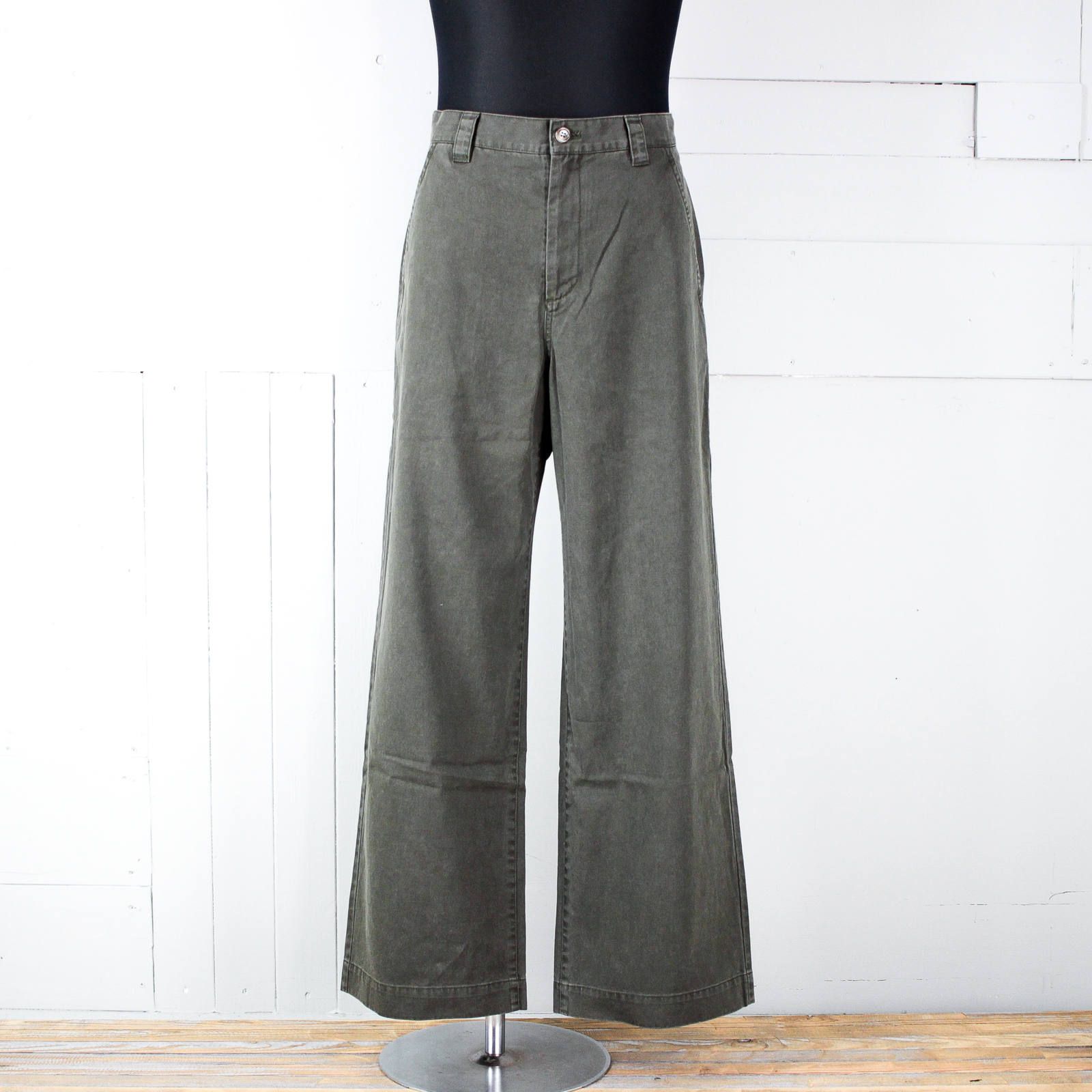 RYU - ワイドパンツ【back satin wide full-length pants / バック