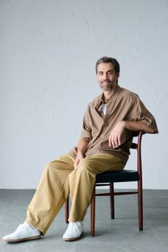 NIPS / 2 TUCK COCOON TROUSER 2タックトラウザー - BEIGE