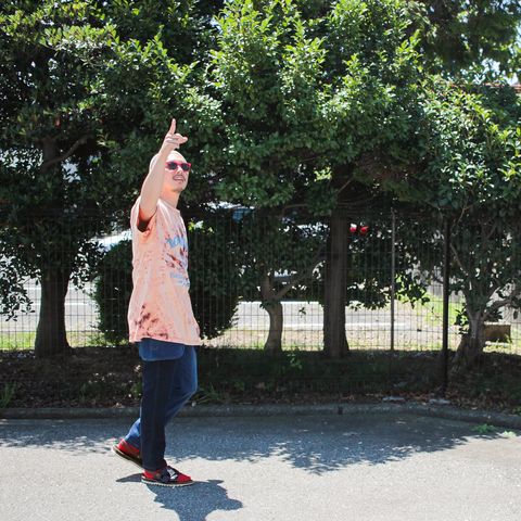 夏のTシャツスタイル