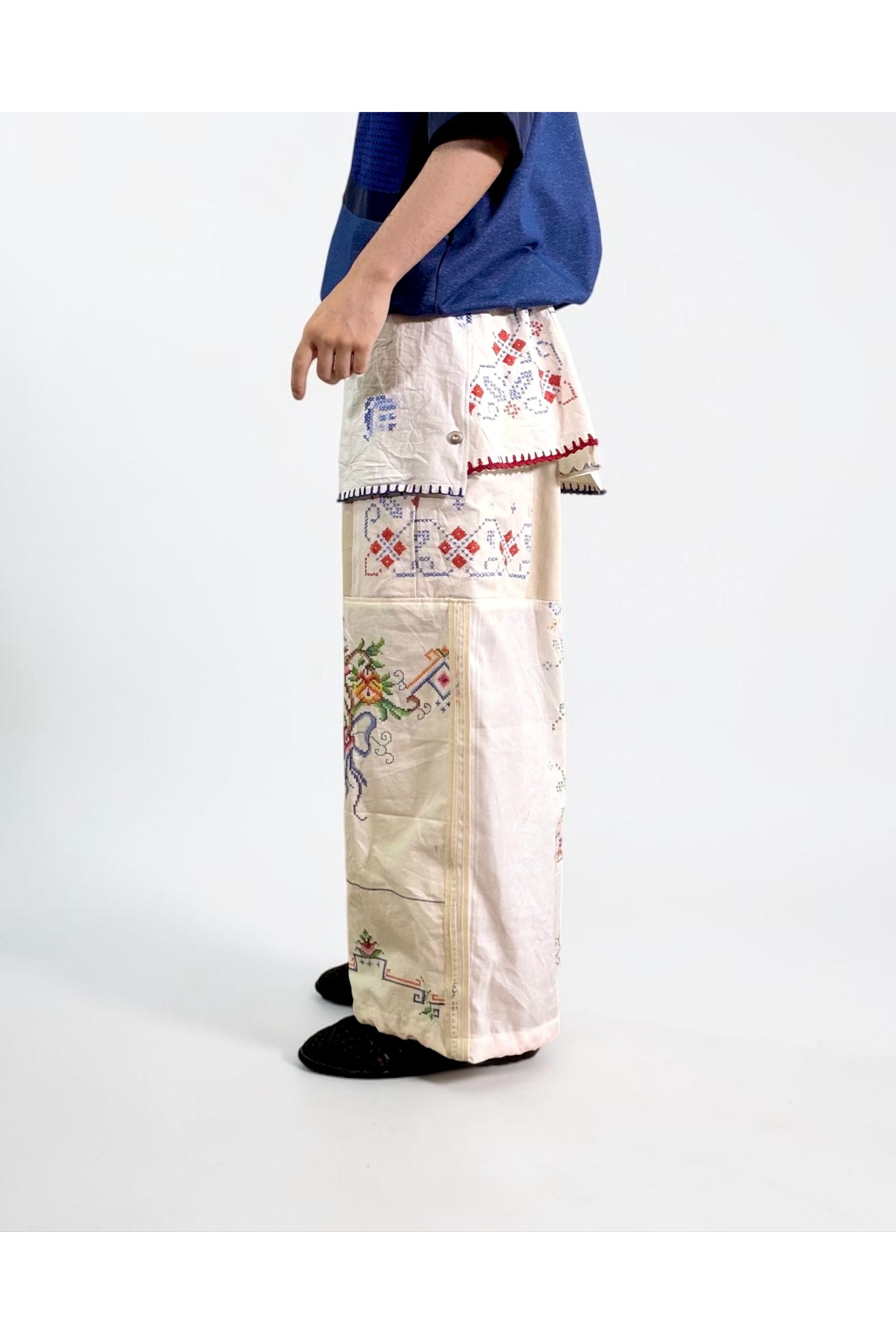 THREAD ART-PT / スレッドアートパンツ : ワイドパンツ
