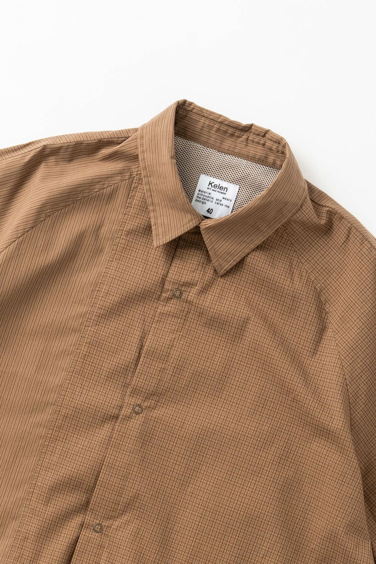 BURROUGHS / CRAZY SS SHIRT 半袖シャツ - BROWN