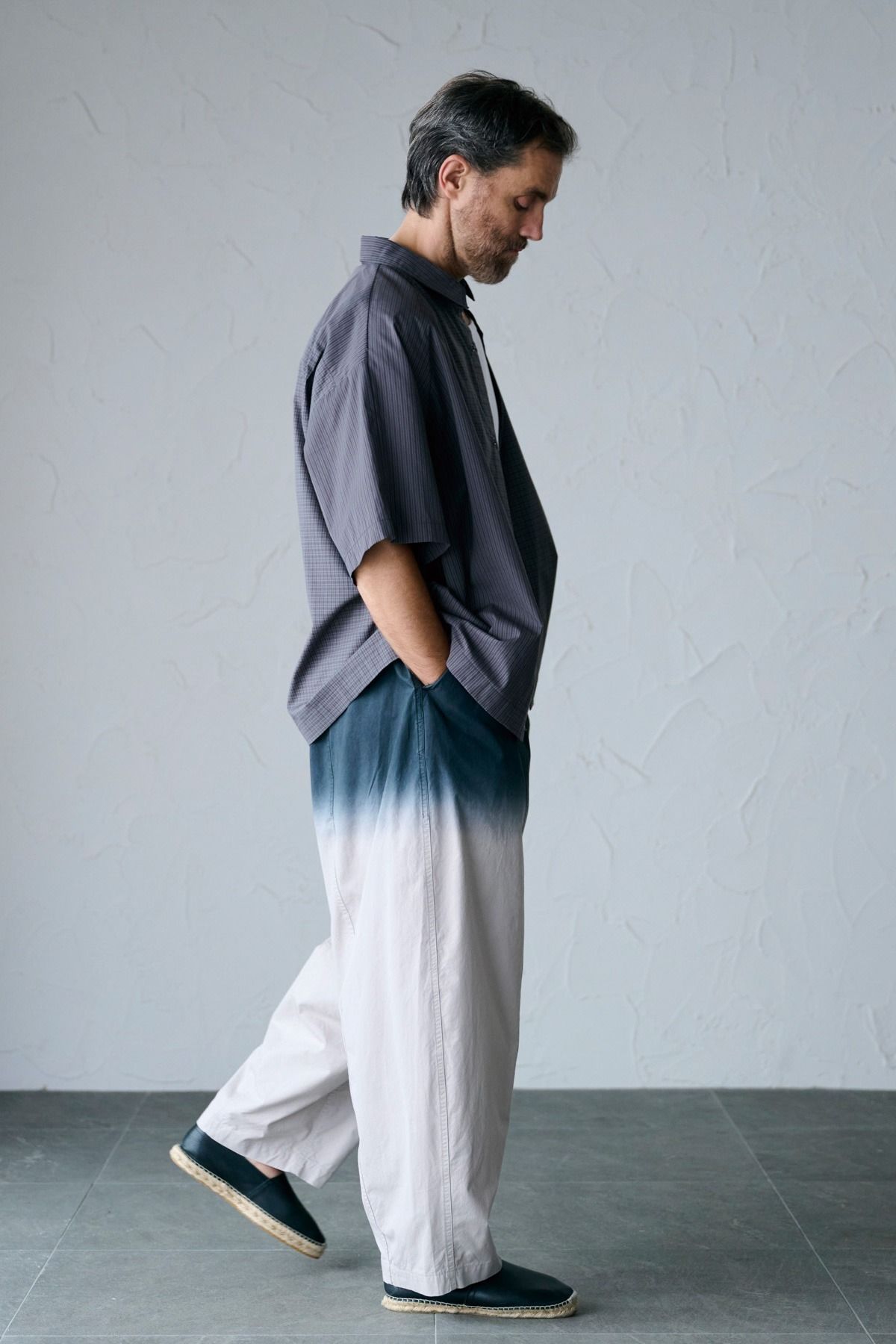 BURROUGHS / CRAZY SS SHIRT 半袖シャツ - CHARCOAL