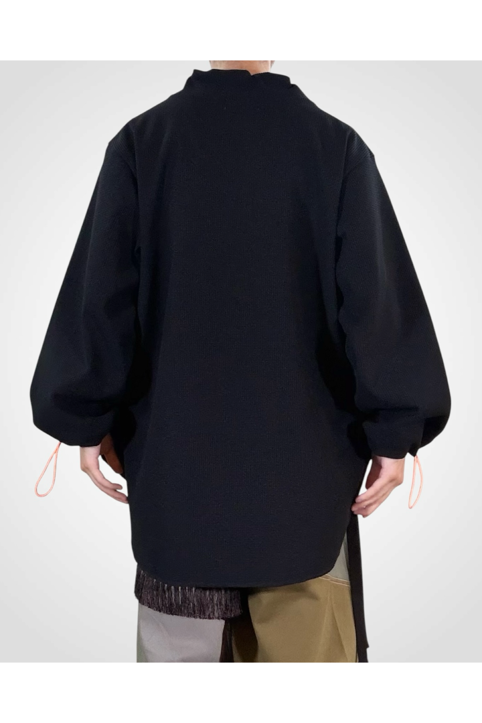 FISHERMAN-SWAET / フィッシャーマン スウェット : モックネックプルオーバー - BLACK