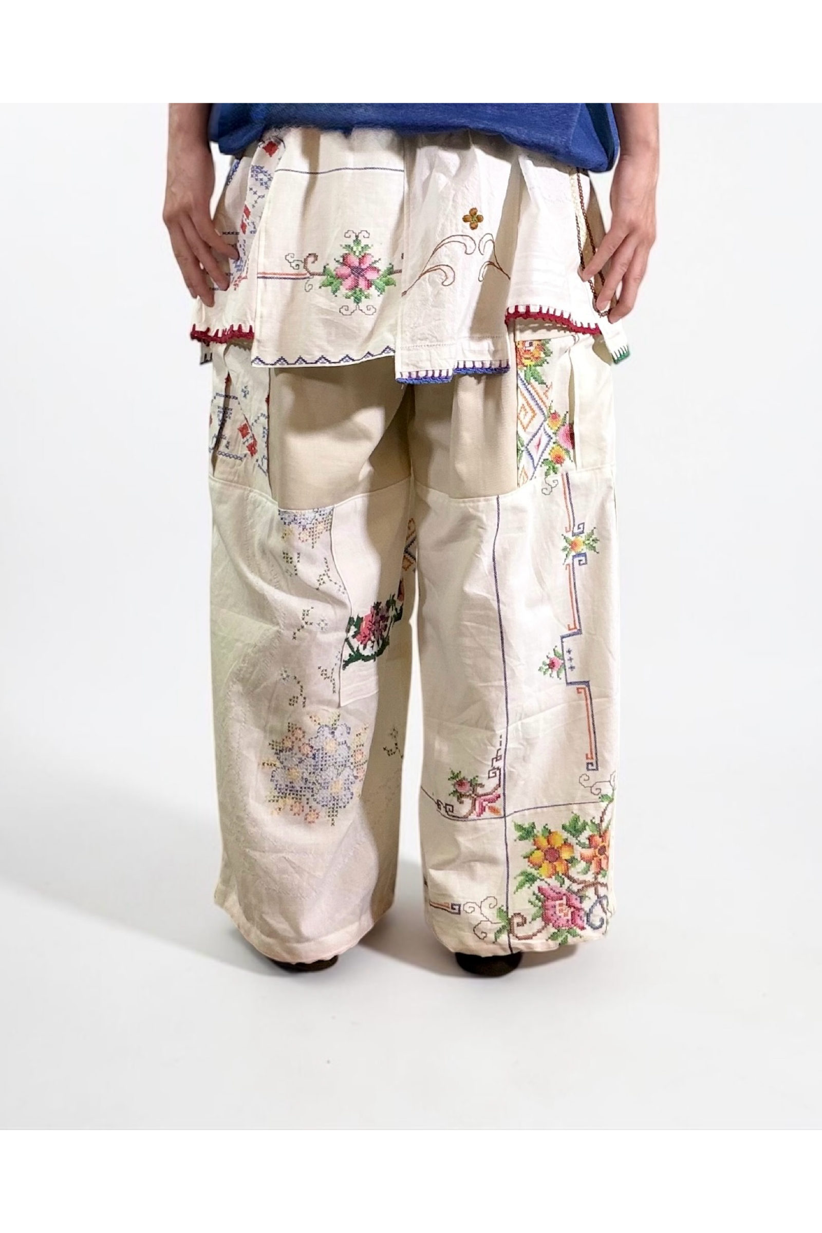 THREAD ART-PT / スレッドアートパンツ : ワイドパンツ