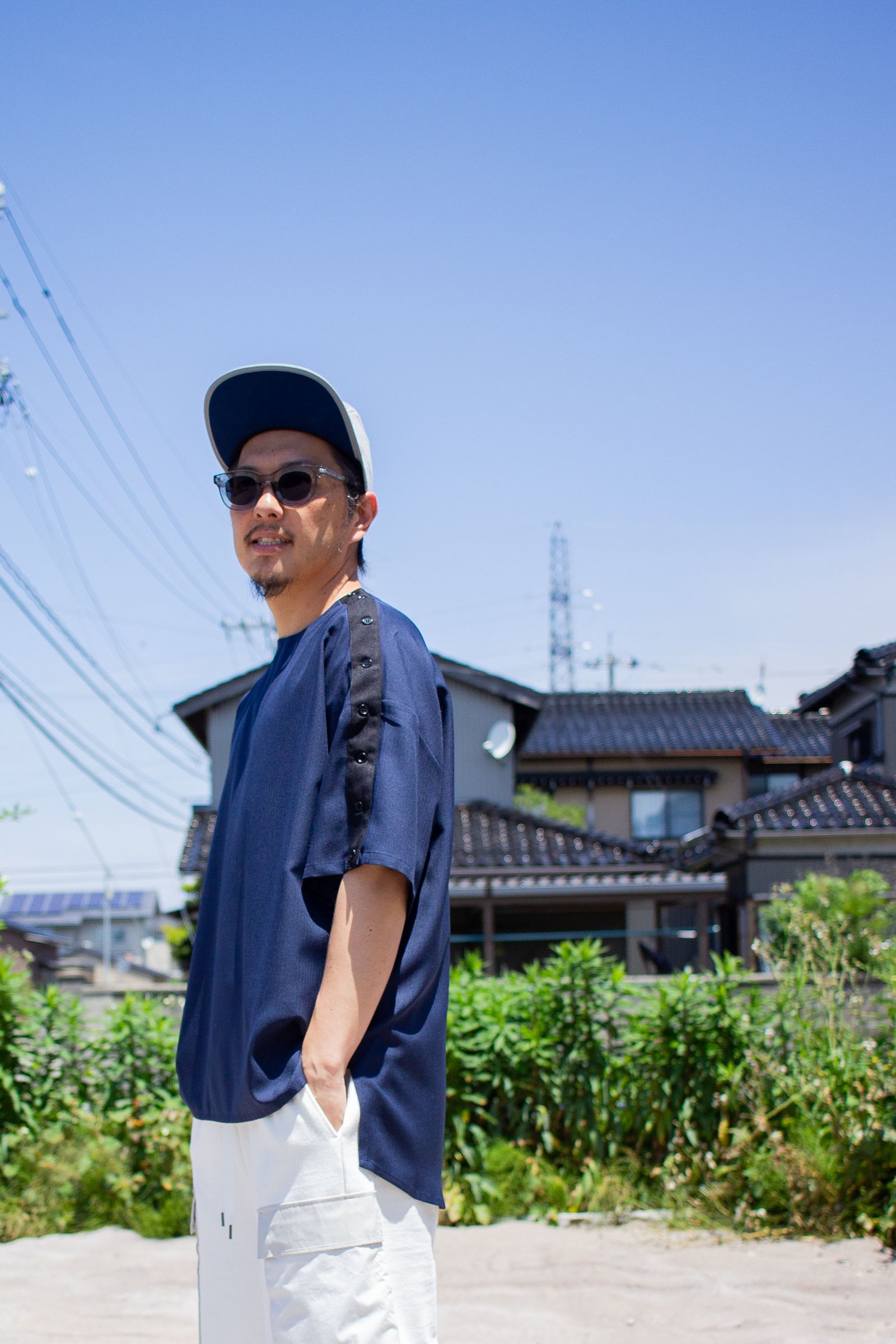 今日のコーデ☀️ [ meagratia + RYU + COTTON PAN + FOOT INDUSTRY ]
