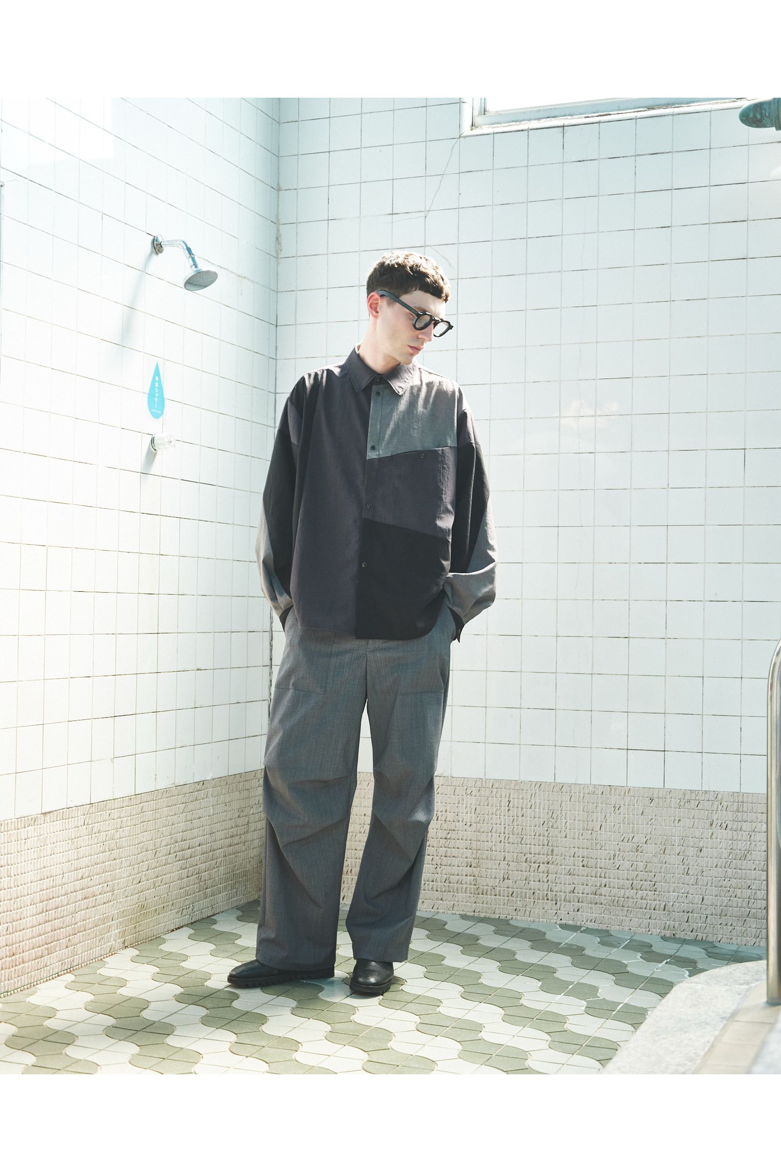 UTILITY FORMAL-PT / ユーティリティフォーマルパンツ : スラックス - GRAY