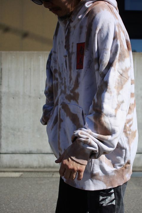 旭花(Asaka) : Tiedye hoodie / タイダイフーディー