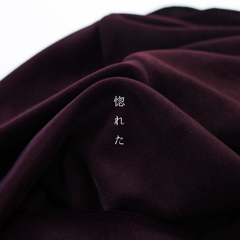 この生地に惚れました【RYU : ベロアアイテム】
