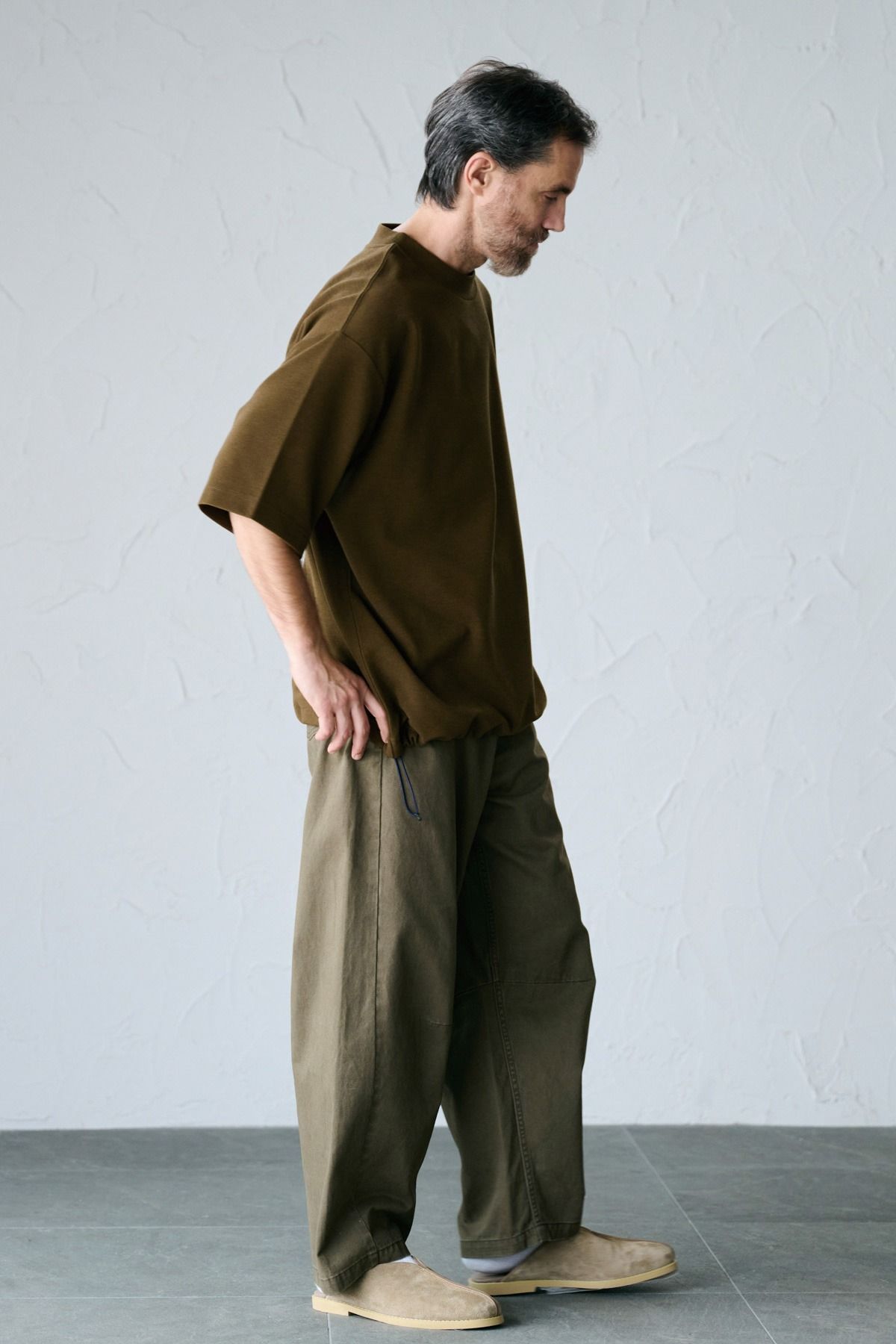 DOIG-2 / BALLOON TOPサーマルTee - BROWN