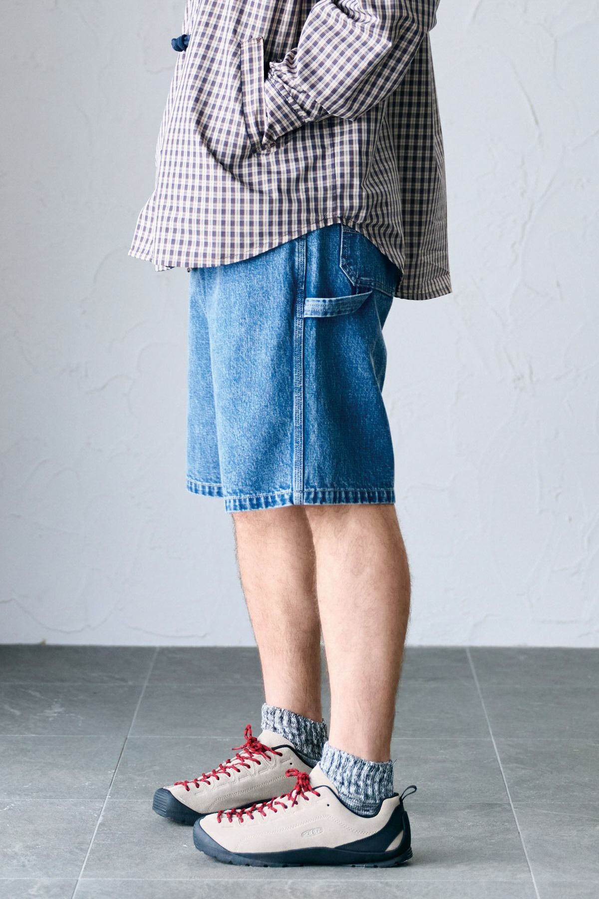 PURISM / EASY CARPENTER SHORT デニムイージーショーツ - INDIGO