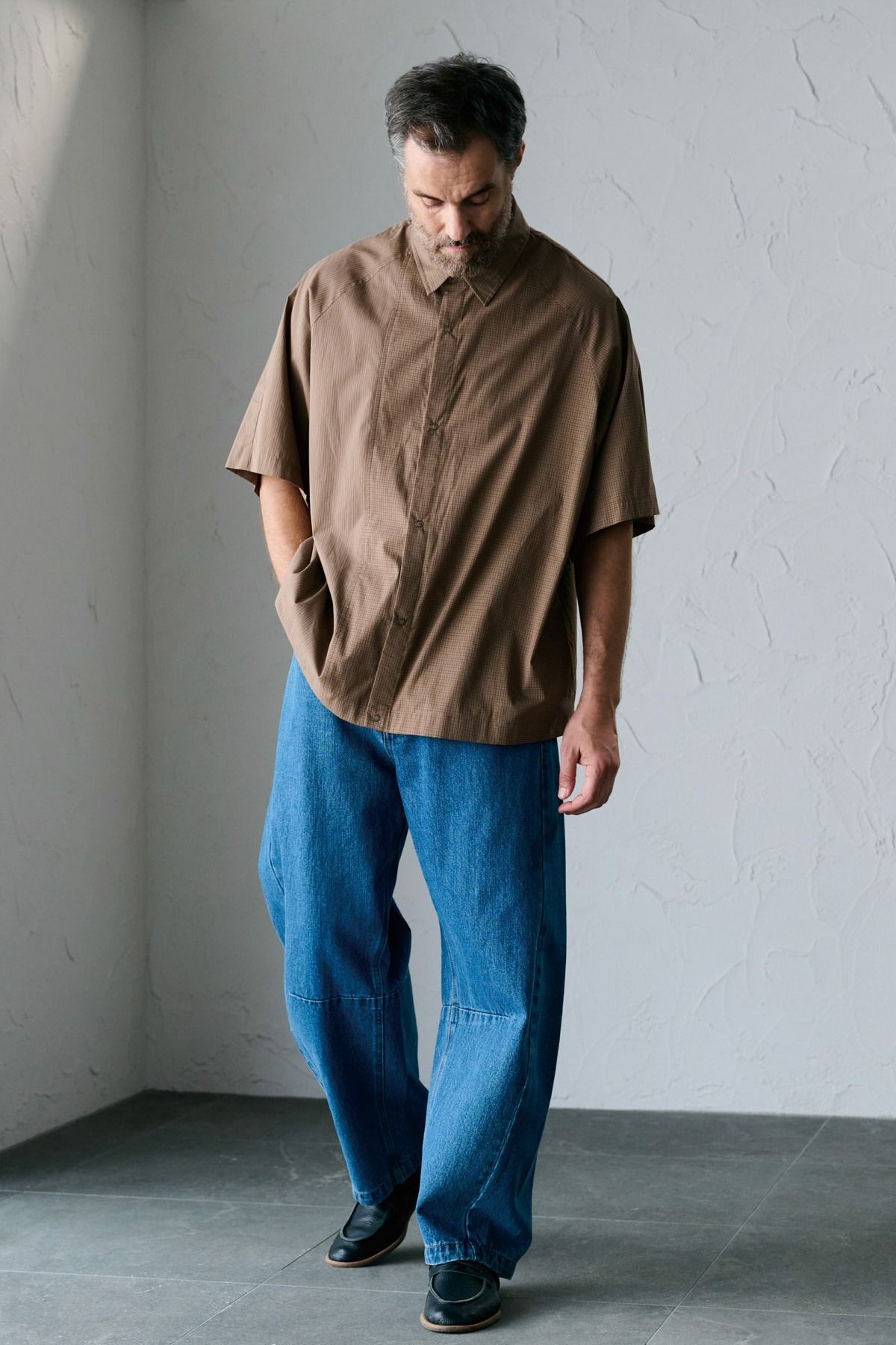 BURROUGHS / CRAZY SS SHIRT 半袖シャツ - BROWN