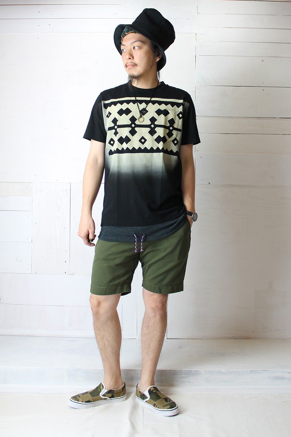 Tシャツに短パン+α