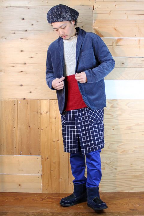 ロングシャツってコーデを楽しくしてくれるね♪