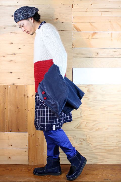 ロングシャツってコーデを楽しくしてくれるね♪