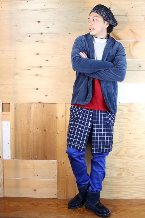 ロングシャツってコーデを楽しくしてくれるね♪