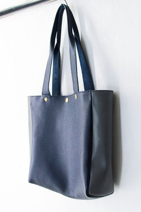2トーンレザートートBAG