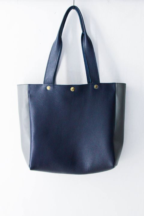 2トーンレザートートBAG