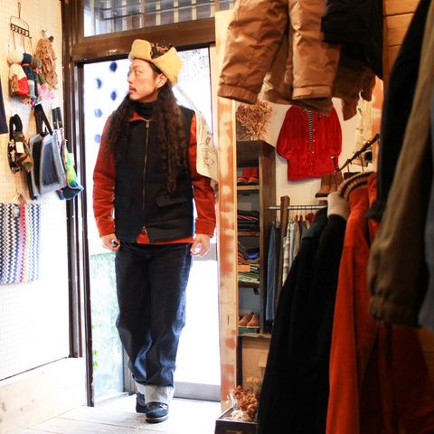着ぶくれ感無いけど着こんでます。 ~2017/12/6 雪~