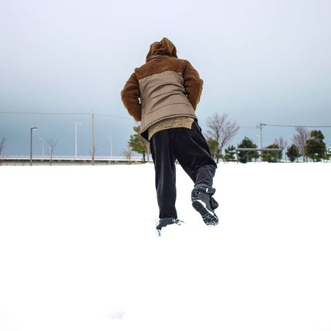 冬にはボアがよく合う ~2017/12/18 雪~