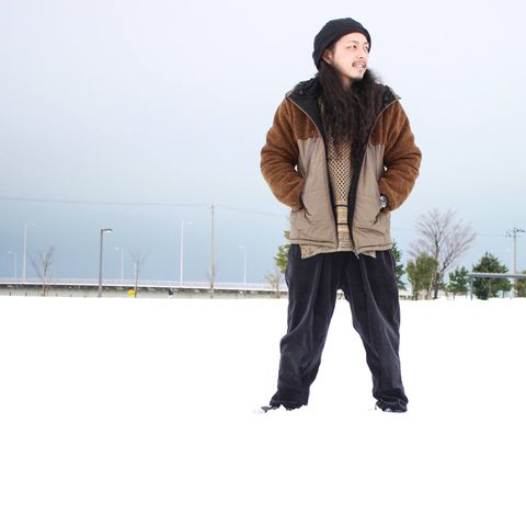 冬にはボアがよく合う ~2017/12/18 雪~