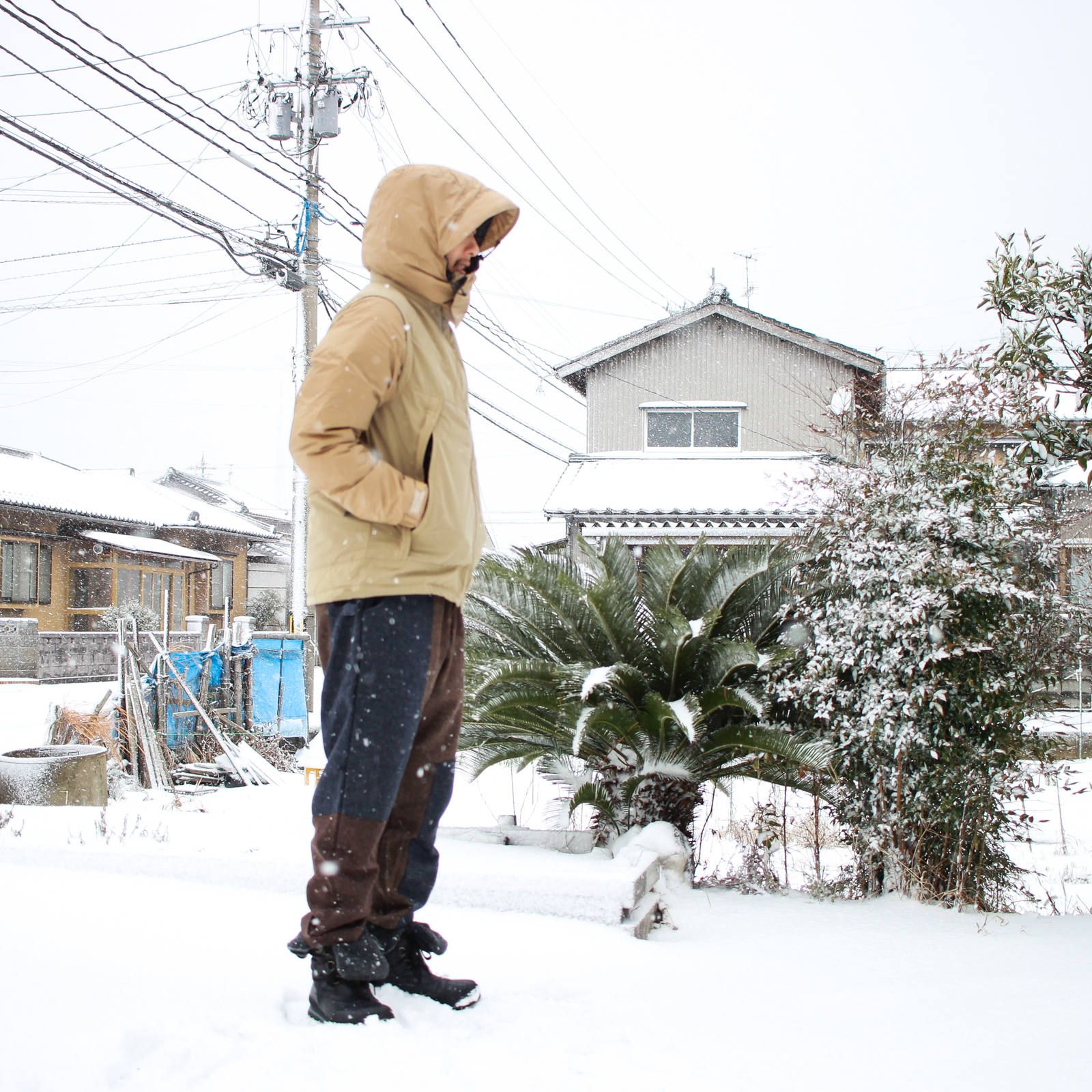 ダウンが活躍する日 ~2018/01/11 雪~