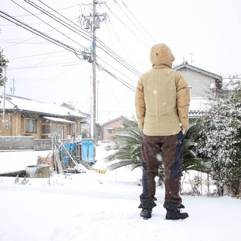 ダウンが活躍する日 ~2018/01/11 雪~