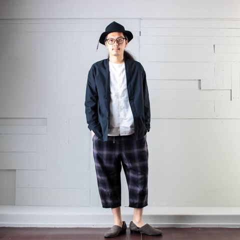 チェックパンツでアクセントを ~2018/05/04 雨~