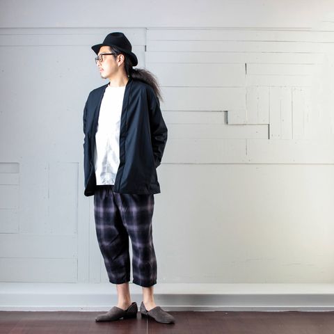チェックパンツでアクセントを ~2018/05/04 雨~