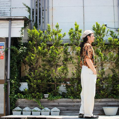 柄物を渋く ~2018/05/21 晴れ~