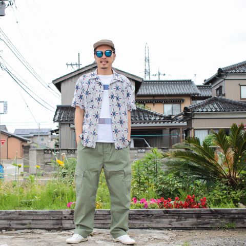 柄シャツが旬ですな。 ~2018/06/13 くもり~