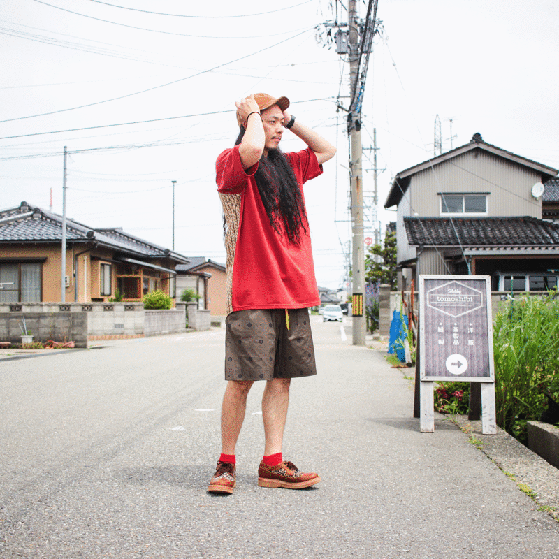 リュウヤ　キムラ　ラップパンツ　RYUYA KIMURA 抜群の肌あたりで楽しむ迷彩クロップドパンツ【RYUYA KIMURA