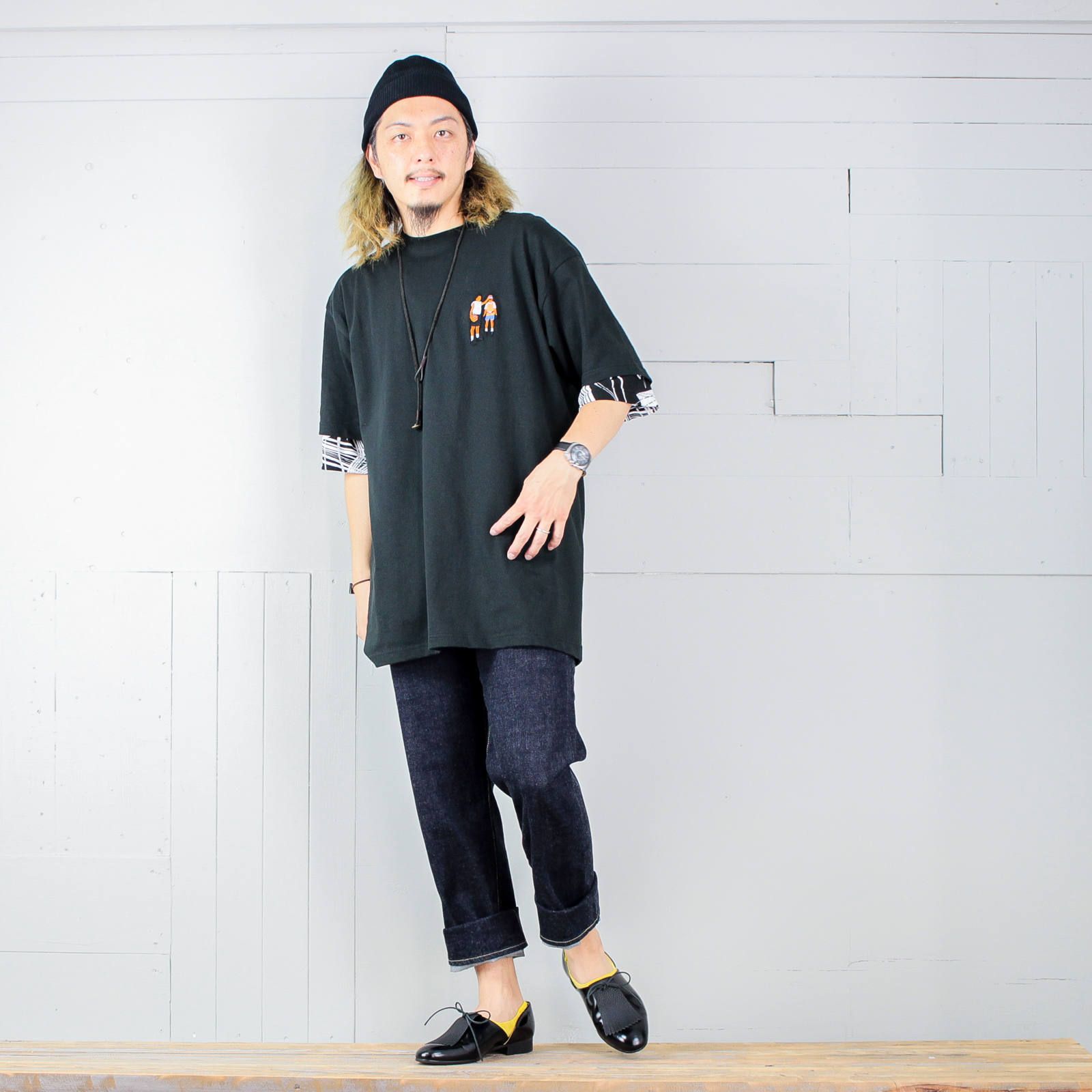 本日のコーディネート ~kelenのワンポイント刺繍Tシャツを使った3コーデ~