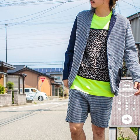 本日のコーディネート ~tomoshibiのライムイエローのTシャツを使った3コーデ~