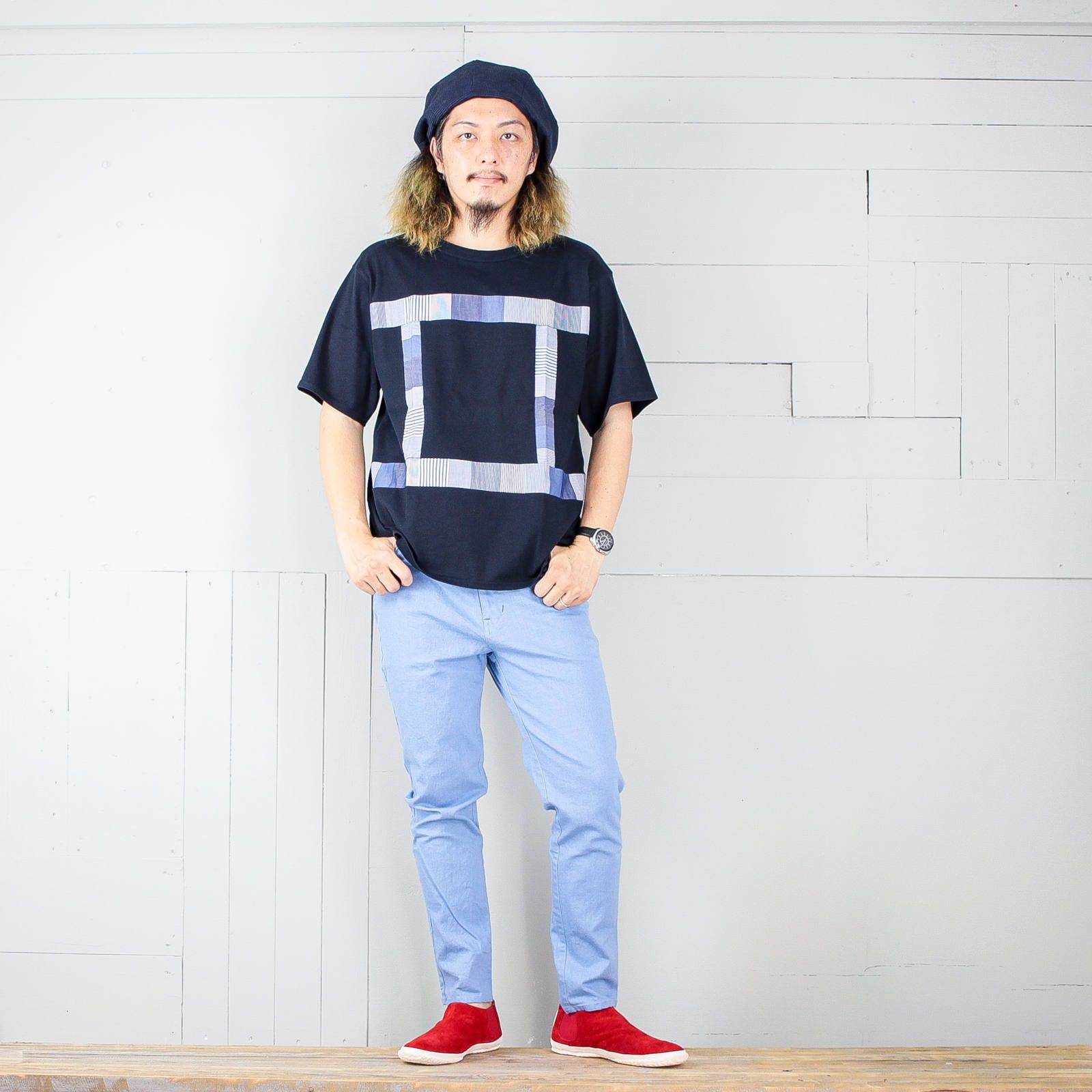 本日のコーディネート ~kelenの切替Tシャツを使った3コーデ~