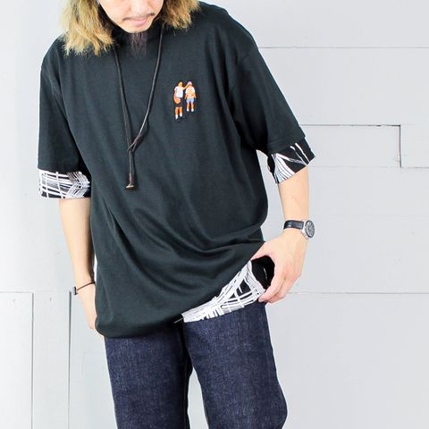 本日のコーディネート ~kelenのワンポイント刺繍Tシャツを使った3コーデ~