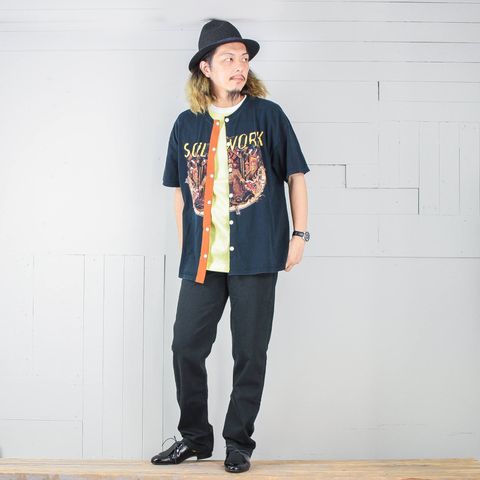 本日のコーディネート ~cobachiのリメイクTシャツを使った3コーデ~