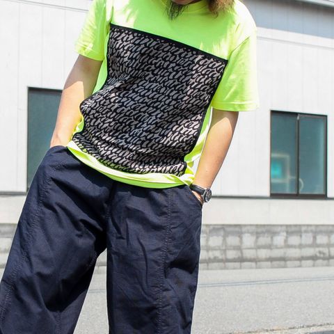 本日のコーディネート ~tomoshibiのライムイエローのTシャツを使った3コーデ~