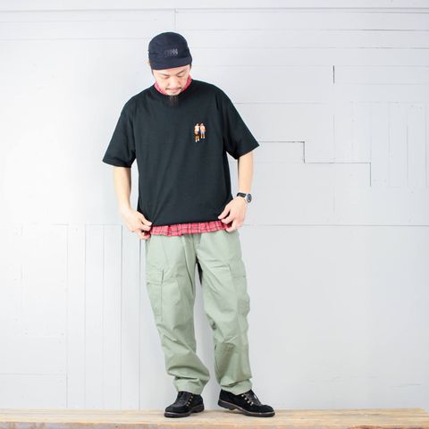 本日のコーディネート ~kelenのワンポイント刺繍Tシャツを使った3コーデ~