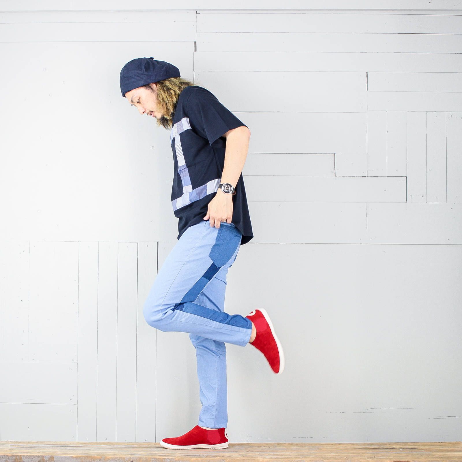本日のコーディネート ~kelenの切替Tシャツを使った3コーデ~