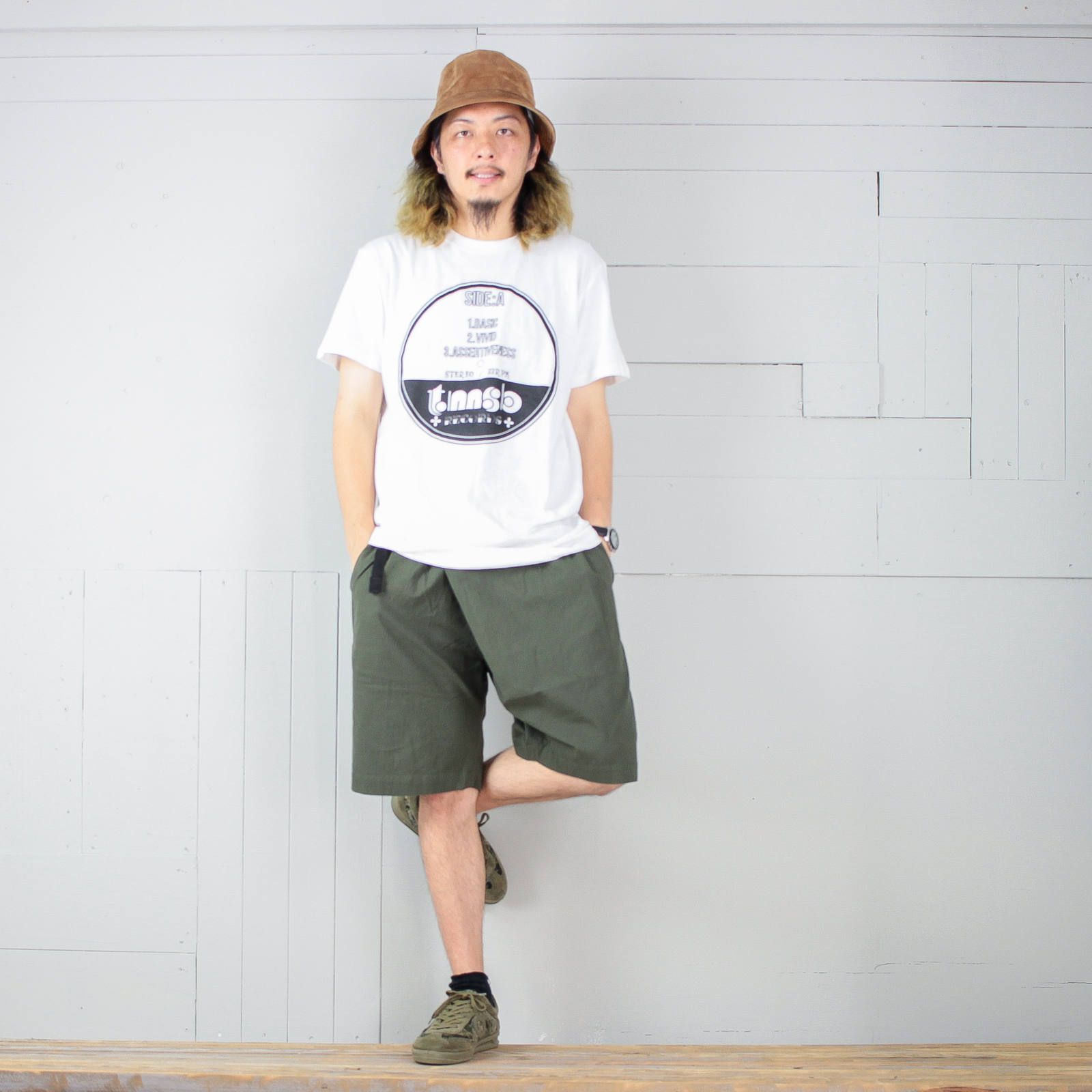 本日のコーディネート ~tmsb RECORDSのプリントTシャツを使った3コーデ~